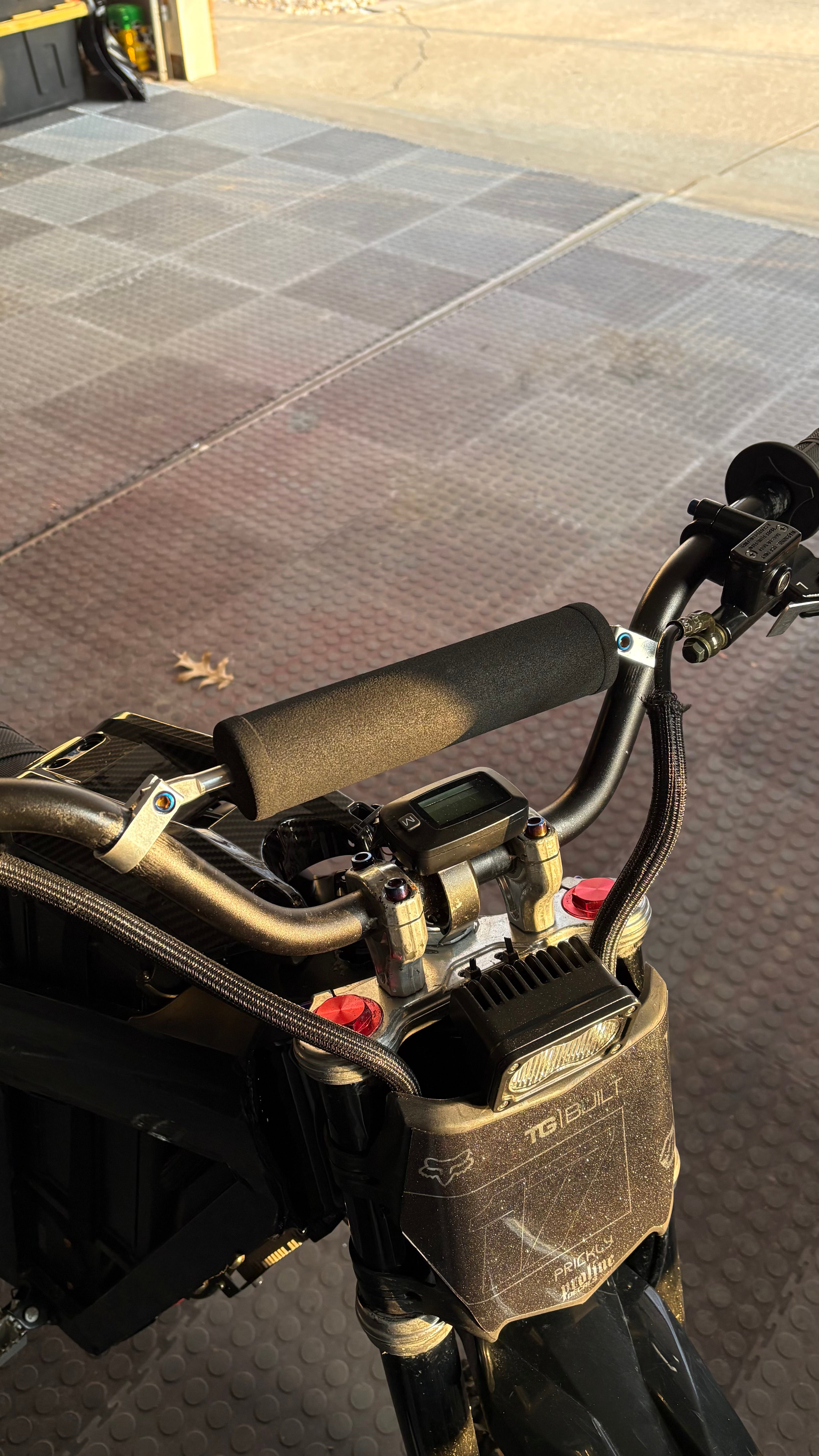 Titanium E-bike Bar Pad